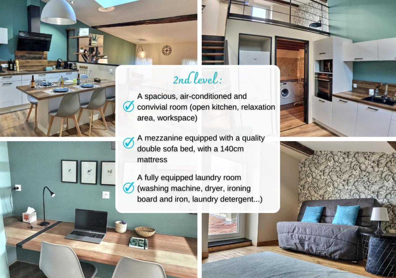 Myzenplace - Duplex 100M2 Cosy, Atypique, Situation Ideale, Parking 몽뗄리마 외부 사진