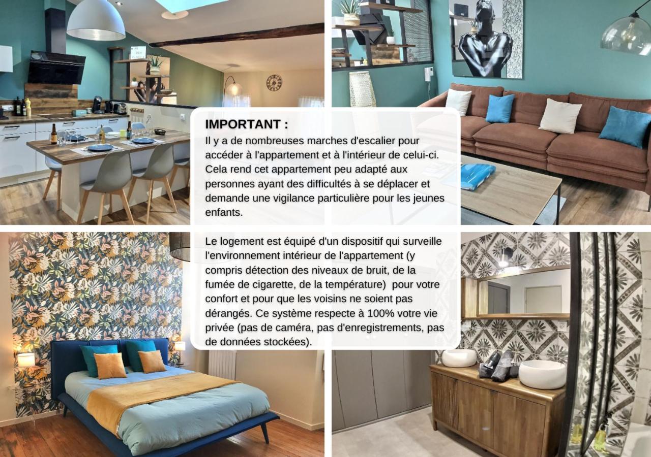 Myzenplace - Duplex 100M2 Cosy, Atypique, Situation Ideale, Parking 몽뗄리마 외부 사진